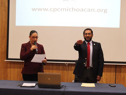 Víctor Vieyra rinde protesta como presidente del CPC Michoacán