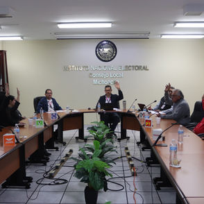 Realiza INE Michoacán su Primera Sesión Ordinaria de la Comisión Local de Vigilancia