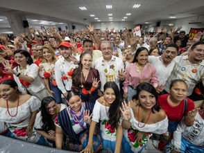 Morón cierra en Lázaro Cárdenas gira de asambleas informativas sobre la Cuarta Transformación