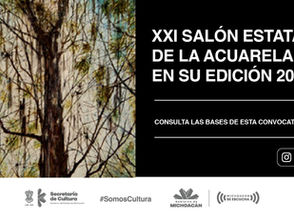 Última semana para participar en el Salón Estatal de la Acuarela Edición 2020
