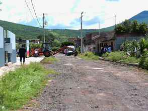 Rehabilita SCOP las calles Eucalipto y 2 de abril, en Ecuandureo  