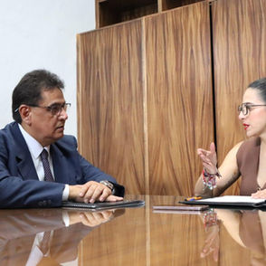 Presidenta del Congreso se reúne con presidente del Poder Judicial para definir pormenores de conformación de Comisión de Transición 