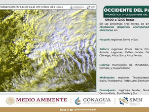 Lluvias y bajas temperaturas este jueves en Michoacán: PC.