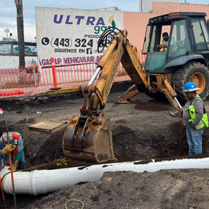 Avanza conexión hidráulica del 'Acuaférico'; buscan mejorar suministro de agua en el sur de Morelia