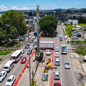 Construyen paso superior Independencia en Morelia; incluirá espacio recreativo bajo puente