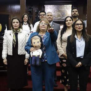 Congreso del Estado toma protesta como diputada a Julieta García Zepeda*