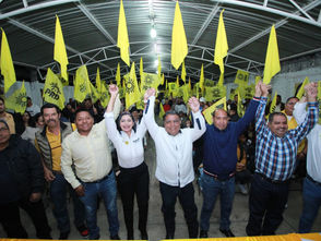 En Tingambato cierran filas a favor de Araceli Saucedo en la defensa de México