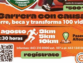 Icatmi invita a carrera con causa para otorgar becas a personas en situación de vulnerabilidad