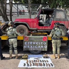 Decomisan arma y vehículos en Hidalgo, Michoacán: Otra vez sin detenidos 