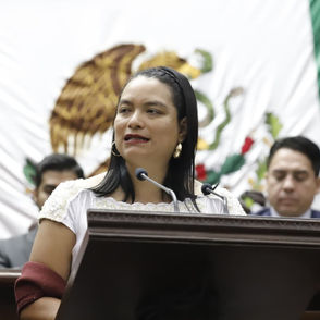 En el IV Informe de Gobierno del Ejecutivo, Eréndira Isauro destaca avances de la administración de Ramírez Bedolla