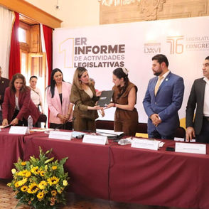 Fracción Parlamentaria del PRD presentó su Primer Informe Legislativo