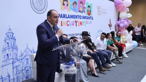 Al darles la bienvenida, diputados motivan a la niñez a alzar la voz para ser factor de cambio en Michoacán