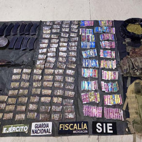 Operativo en Buenavista deja decomiso de armas y droga