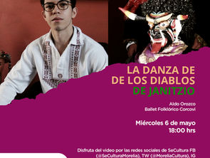 La Danza de los Diablos de Janitzio, presente en #CulturaEnTuCasa