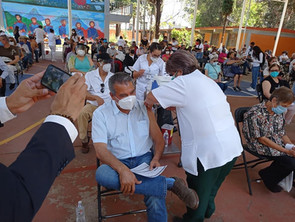 Morón se aprovecha de la campaña de vacunación