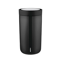 Stelton One Click Coffee Cup Black