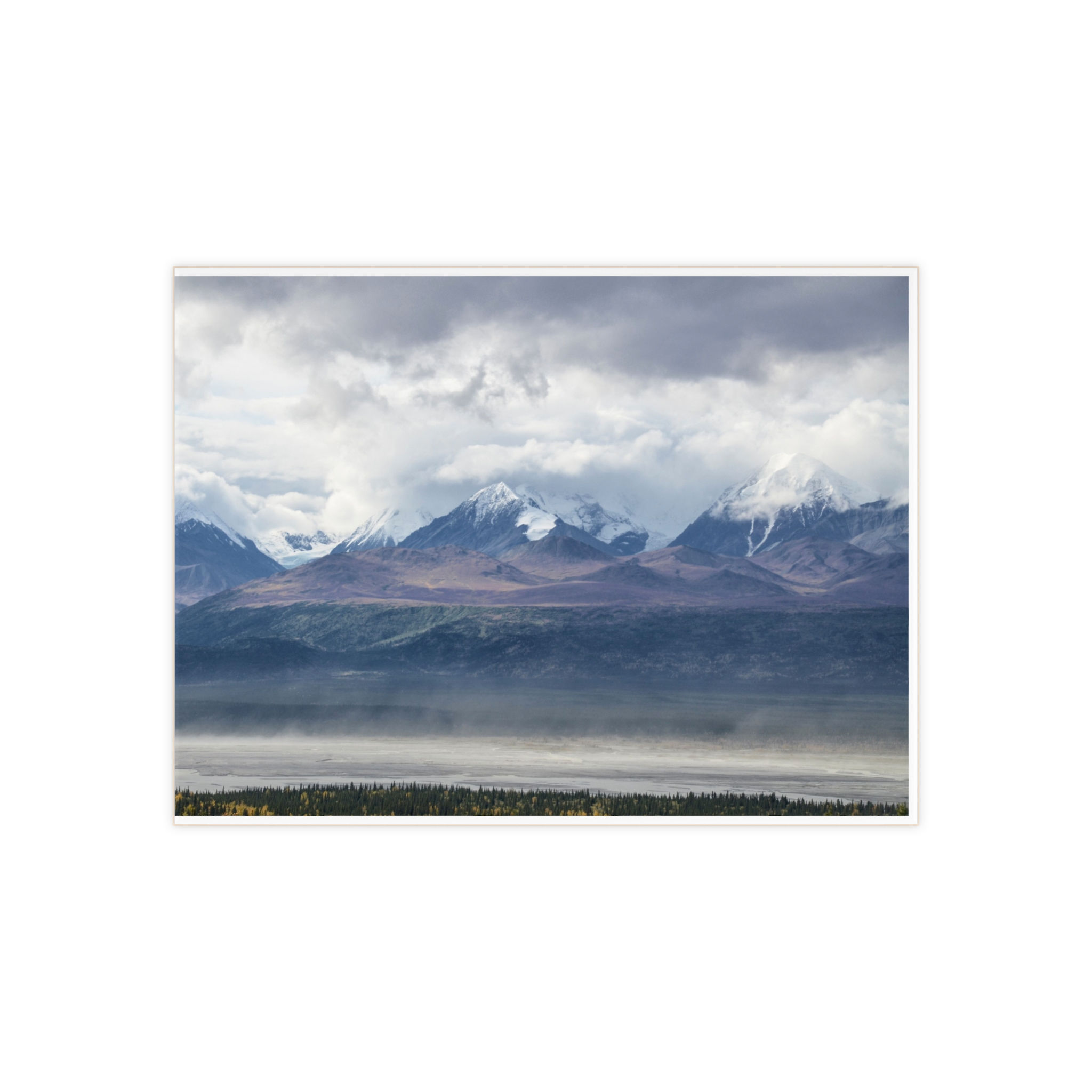 Ceramic Photo Tile - Majestic Alaskan Mountains
