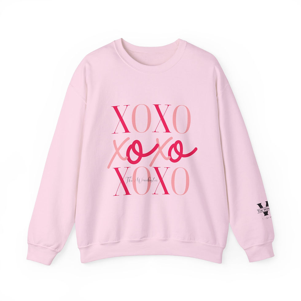 Thumbnail: Valentine Sweetheart Crewneck Sweatshirt XOXO - The Winchester Spa and Salon