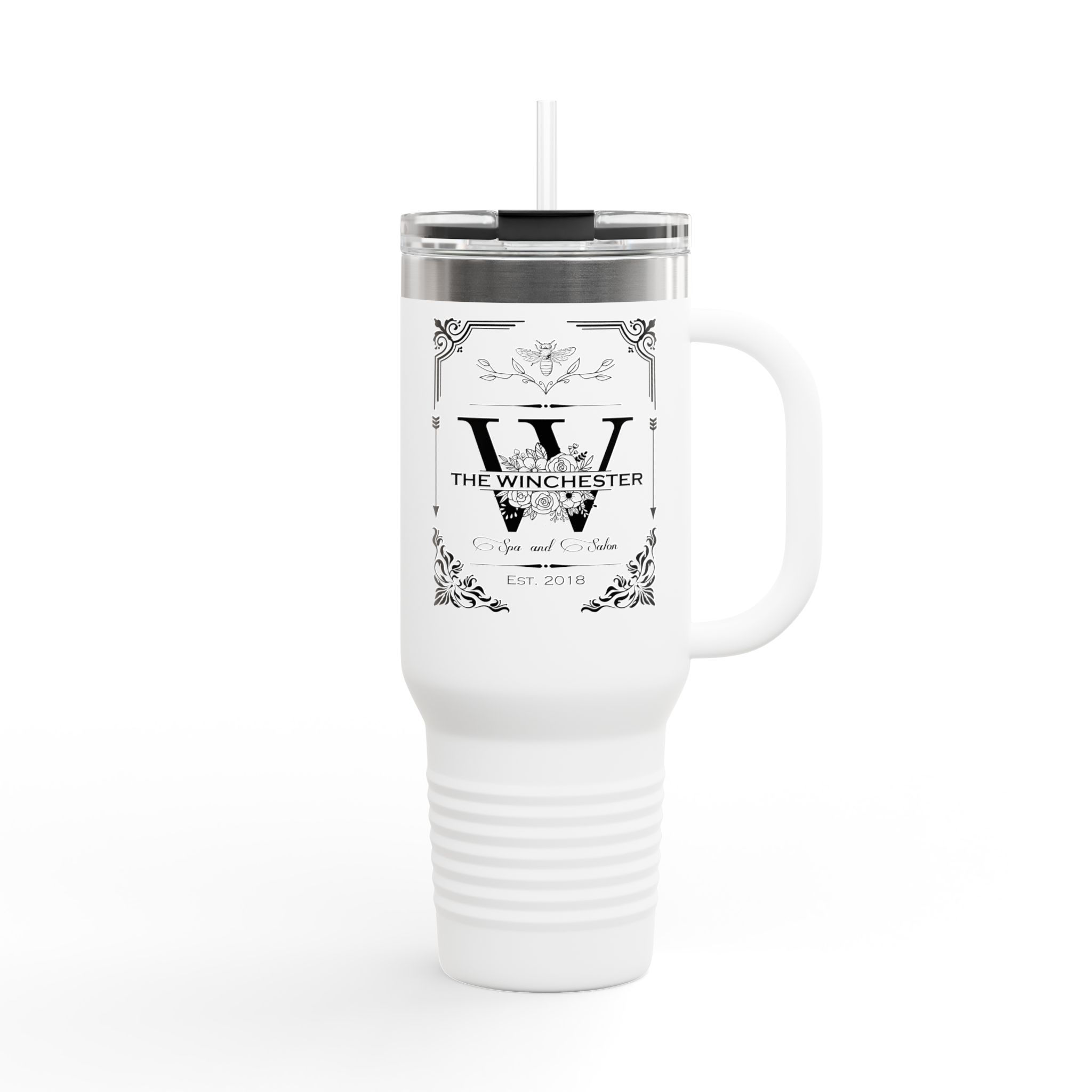 Winchester Spa and Salon Whiskey Label Tumbler