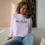 Thumbnail: Hair Stylist Crop Hoodie with Logo on Back