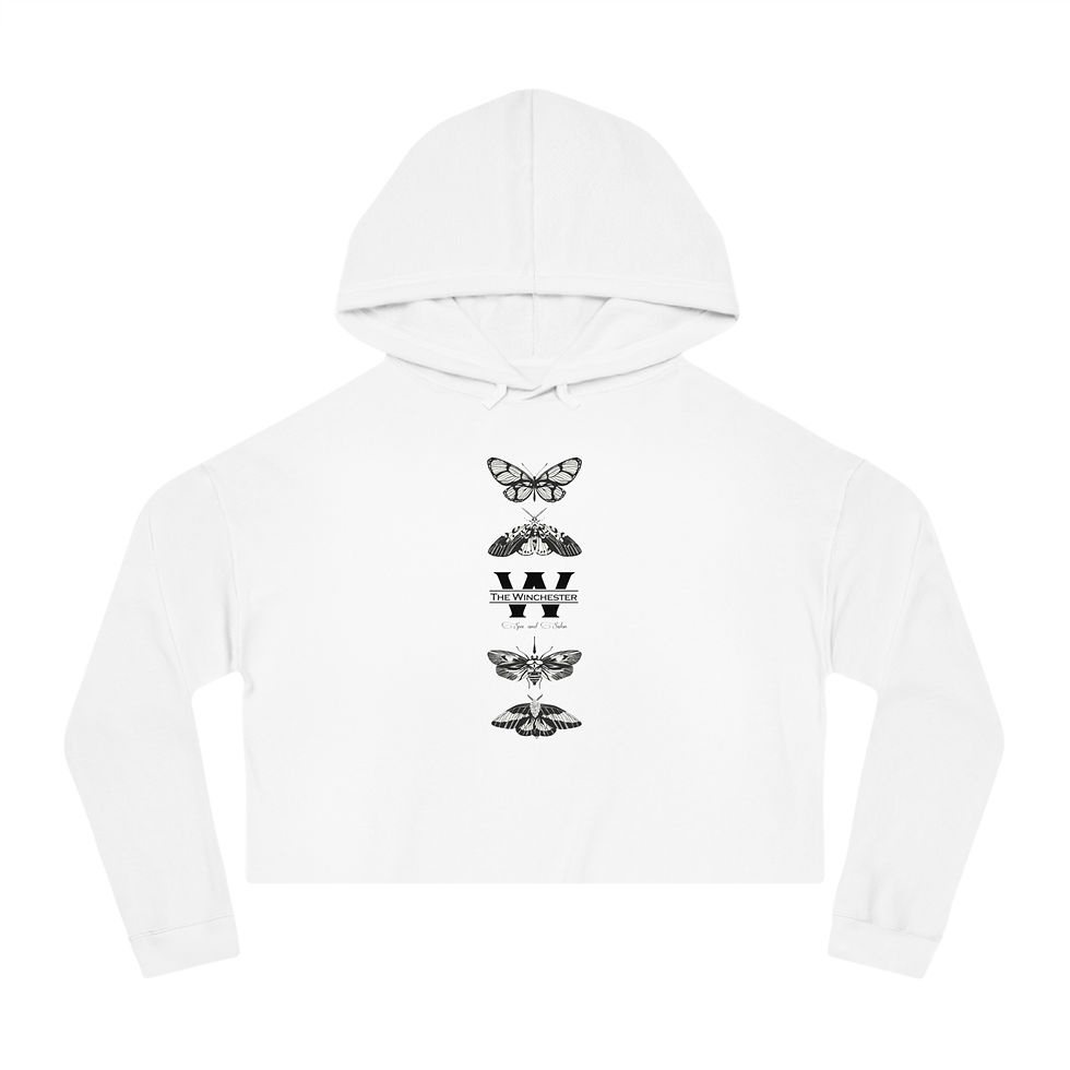 Thumbnail: Butterfly Cropped Hoodie 