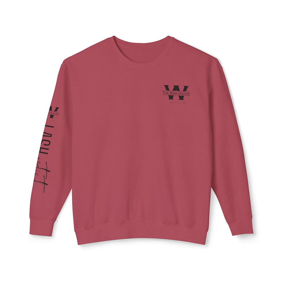 Thumbnail: Lash Artist Sleeve Slogan - Unisex Lightweight Crewneck Sweatshirt