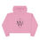 Thumbnail: Hair Stylist Crop Hoodie with Logo on Back