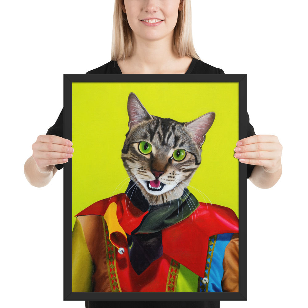 'Jester Leonardo DiCatrio' - Framed