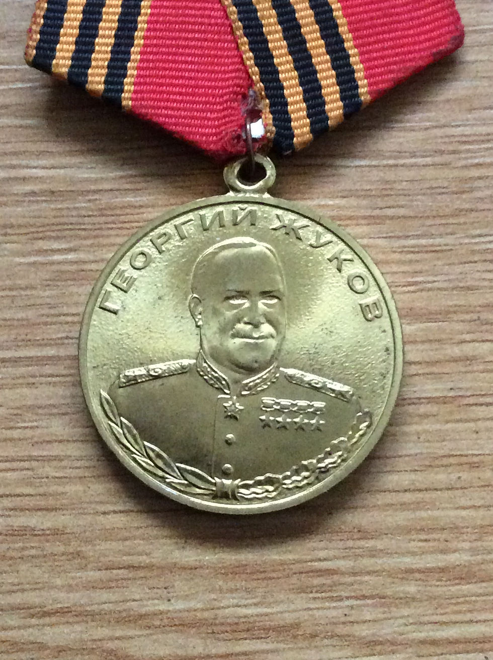 Thumbnail: Russian 100 Year Medal in honour of Marshal of the Soviet Union Georgy Zhukov, t