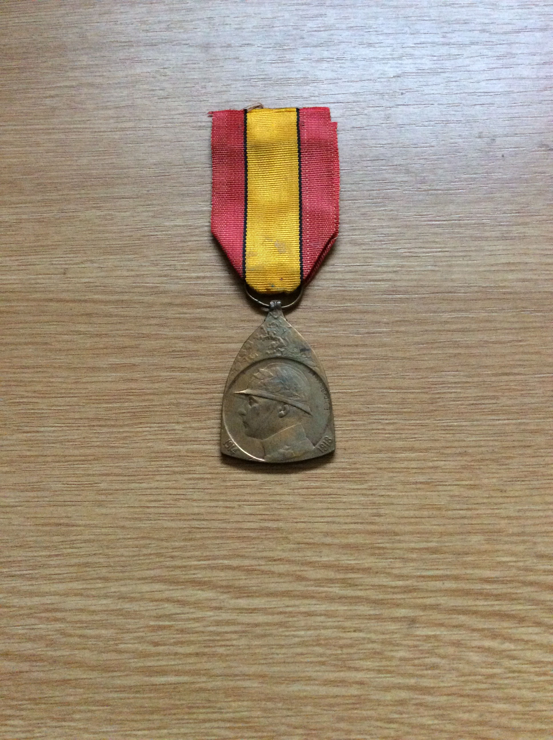 Belgium Commemorative World War 1 Medal
