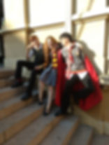 Harry, Hermione e Rony