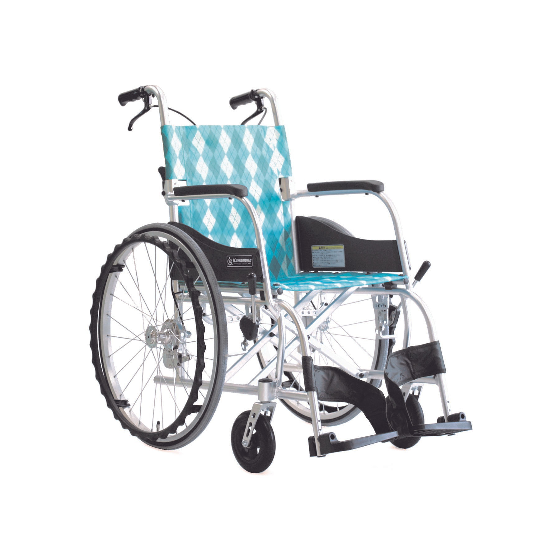 最軽量モデル車いす　自走用　ふわりす　KF22-40(42)SB【中床】