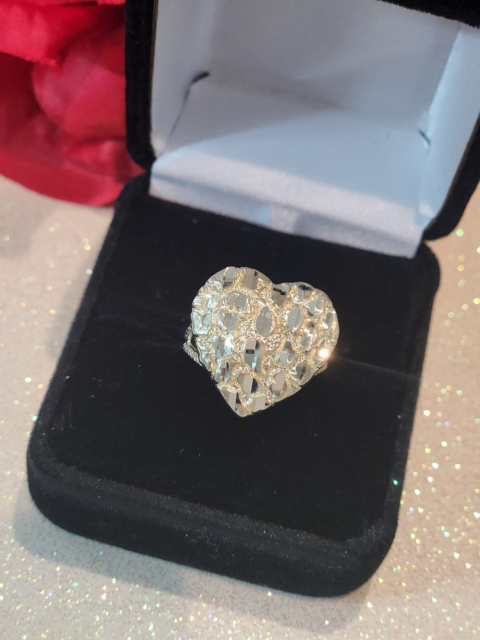 Thumbnail: His & Hers Nugget Ring Set