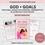 Thumbnail: God + Goals Devotional Journal 45 Day Workbook