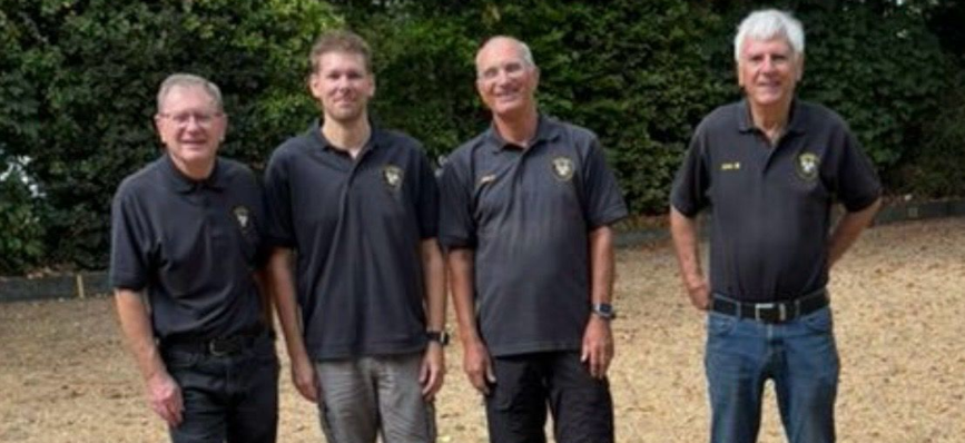 the Bobby Dazzlers (Nigel Sayer, Dean Wright, Paul Rudkin & John Monk, representing the Bob Carter Centre)