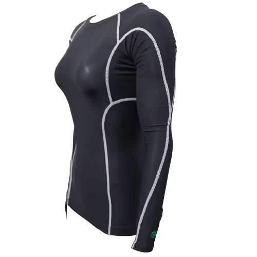 サムネイル： LIFE Women's ロングスリーブシャツ Black