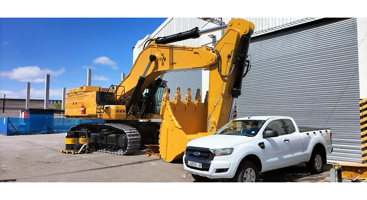 Yellow machine
