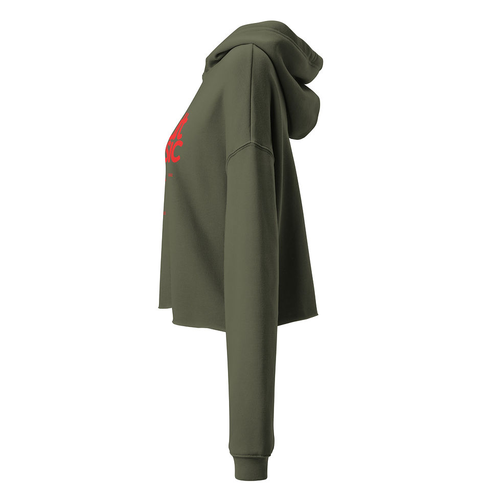 Thumbnail: 'Adult Music' Crop Hoodie