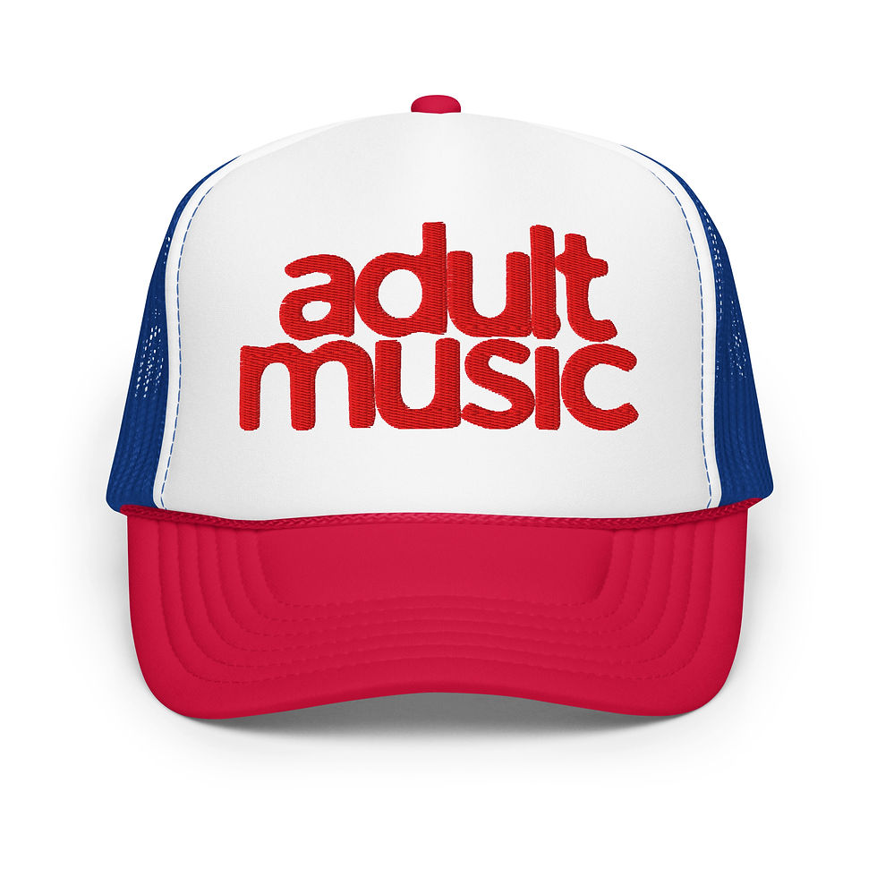 'Adult Music' Foam trucker hat