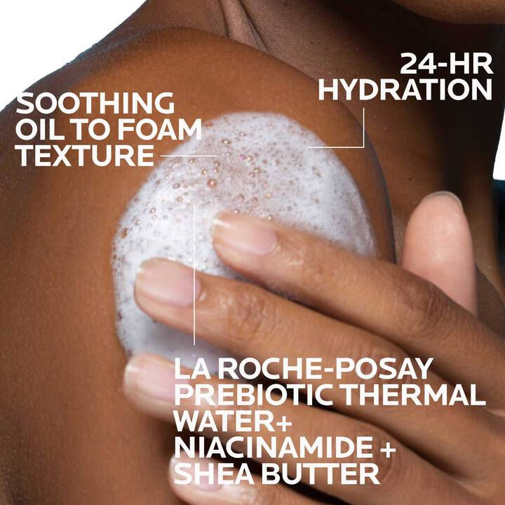 Miniatura: Lipikar AP+ Aceite limpiador espumoso suave