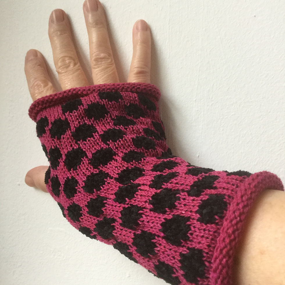 Thumbnail: Wool Chenille Mitts