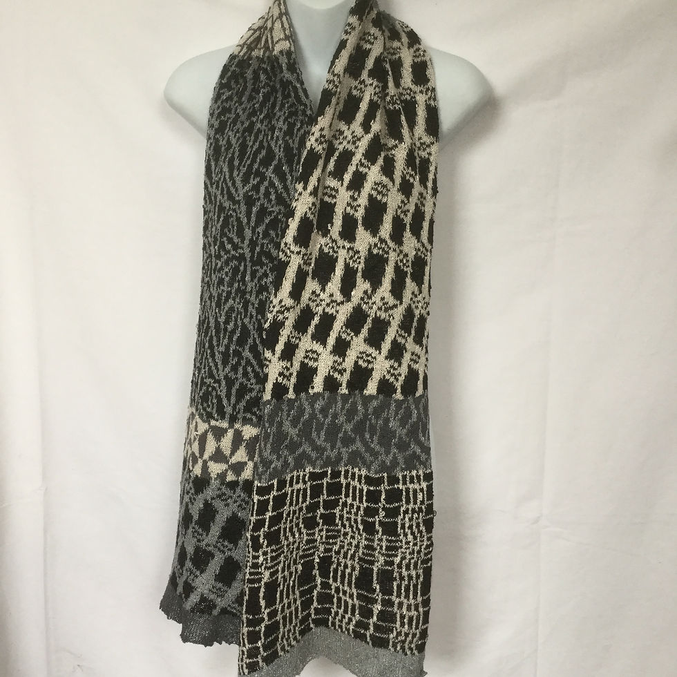 Thumbnail: Five Pattern Knitted Scarf