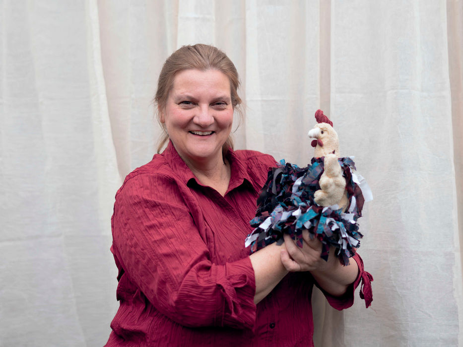 Pressefoto Amanda das kleine Huhn