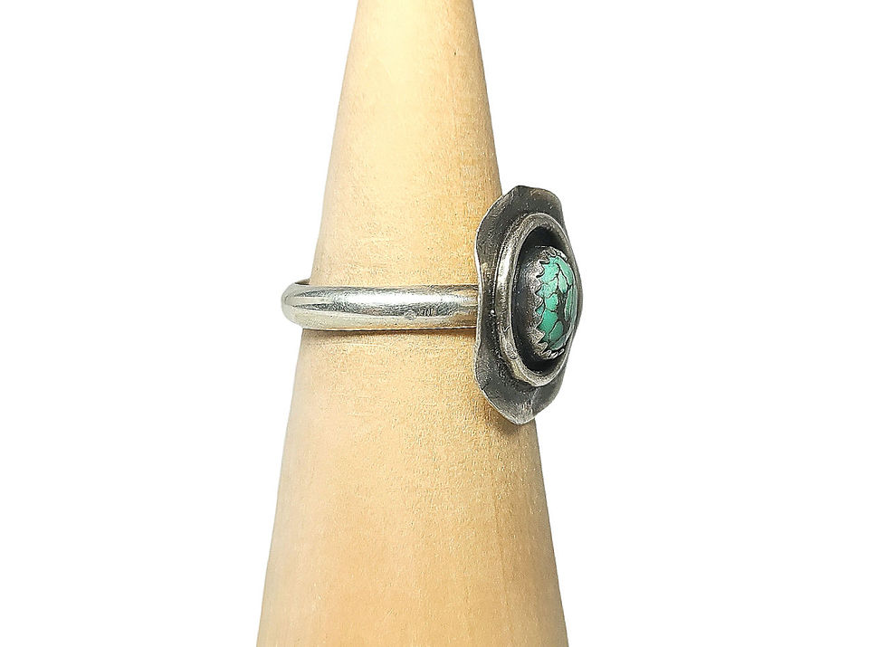 Thumbnail: Ripple Turquoise Ring 