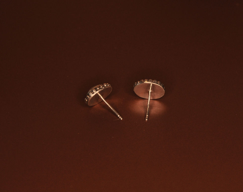 Thumbnail: Rainbow Moonstone Studs 