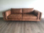 Designer 3 seater (duo) sofa with soft cushion side arm in Warwick Eastwood fabric