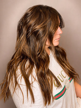 Brunette luxury hair extensions Tomball TX
