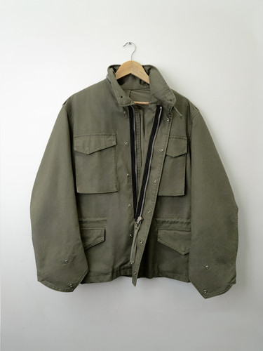 O-65 Military Field Jacket (Washed Green) | oreenewyork
