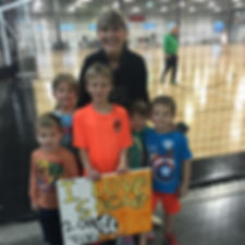 Katy Topolovec and grandkids