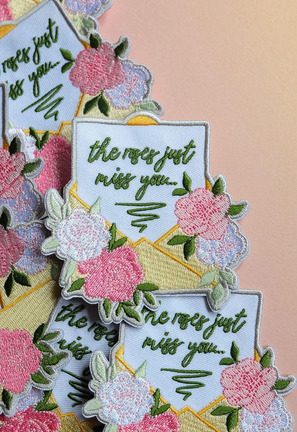 Thumbnail: The Roses Just Miss You - Operation Mincemeat Embroidered Iron-On Patch